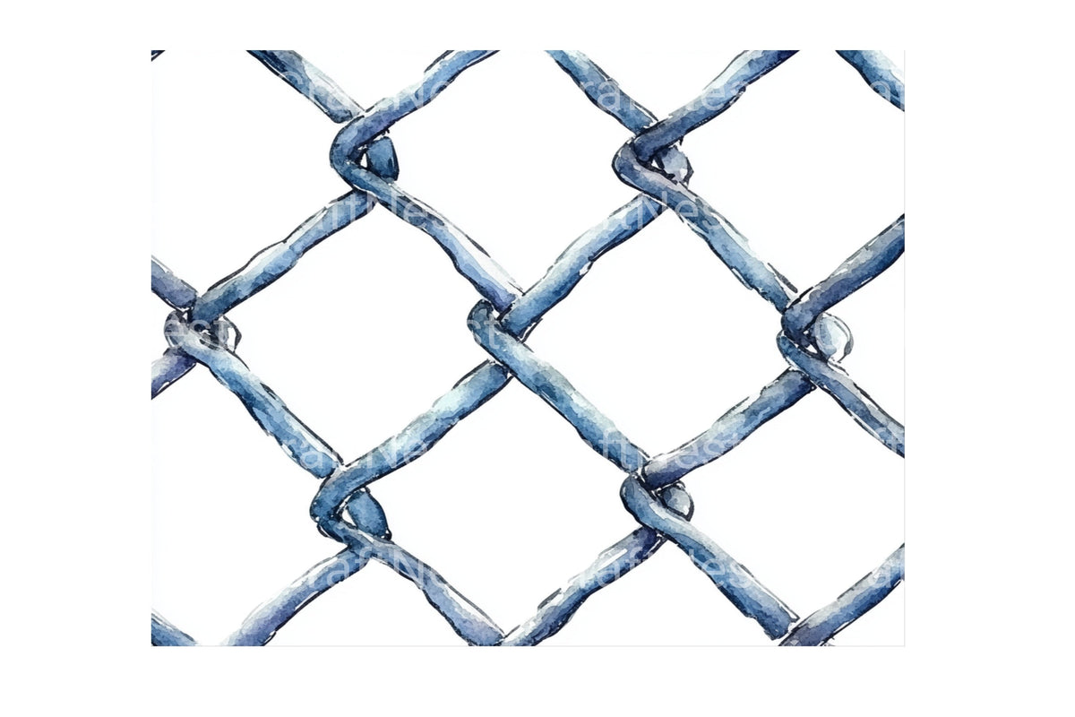 Chain Link Fence Graphics Clipart Bundle