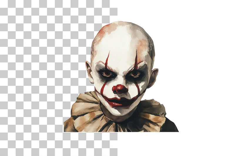 Evil Halloween Clown Clipart Bundle - CraftNest - Digital Crafting and Art