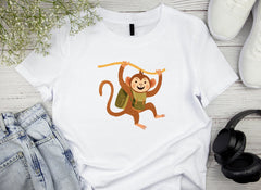 Monkey School Clipart Bundle - CraftNest - Digital Crafting and Art