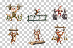 Holiday Workout Clipart Bundle - CraftNest - Digital Crafting and Art