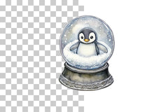 Penguin Snow Globe Clipart Bundle - CraftNest - Digital Crafting and Art