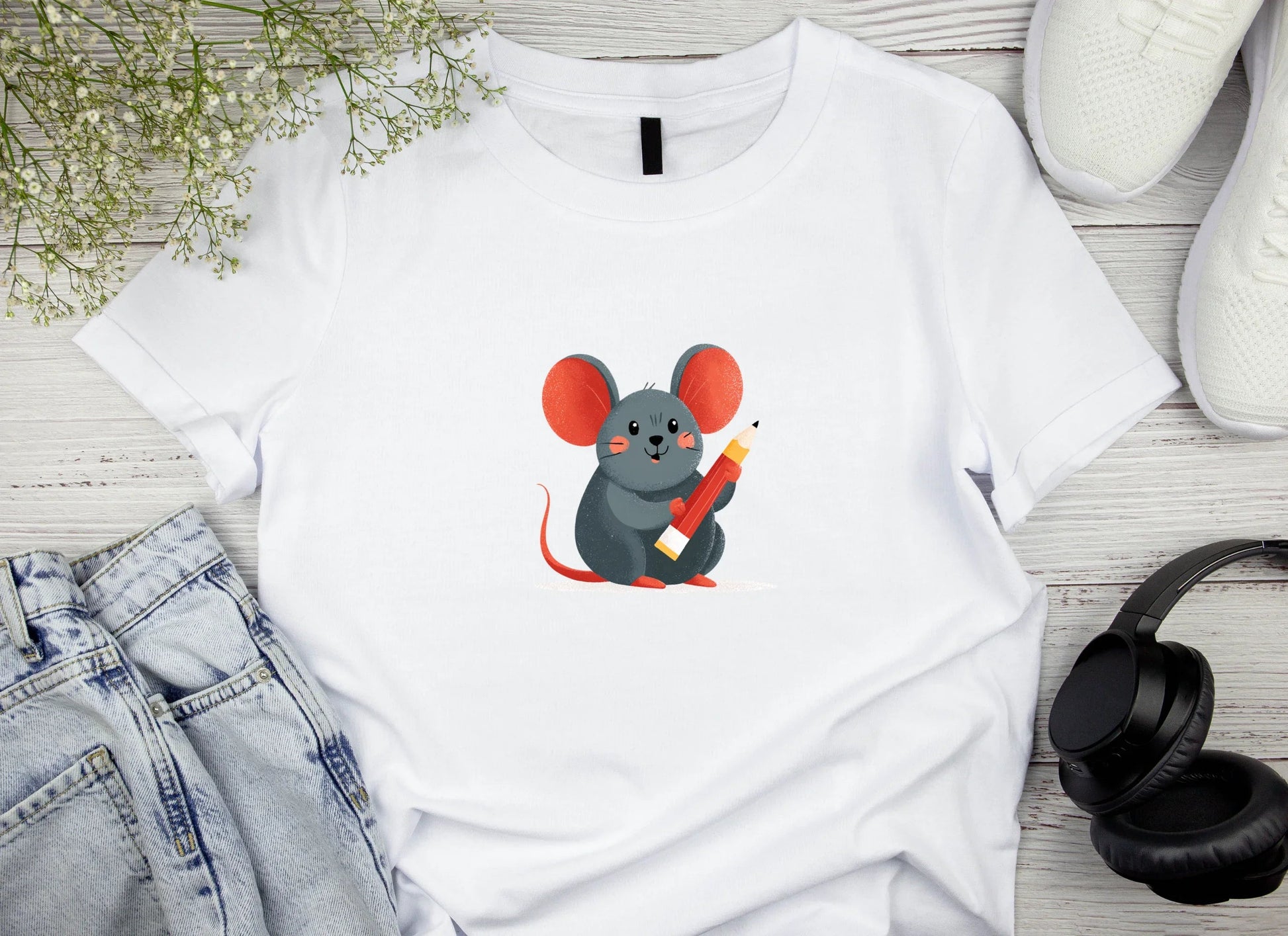 Mice School Elements Clipart Bundle - CraftNest - Digital Crafting and Art