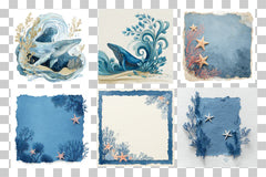Seaside Pages Clipart Bundle - CraftNest - Digital Crafting and Art