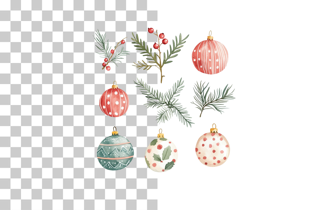 Christmas Winter Clipart Bundle