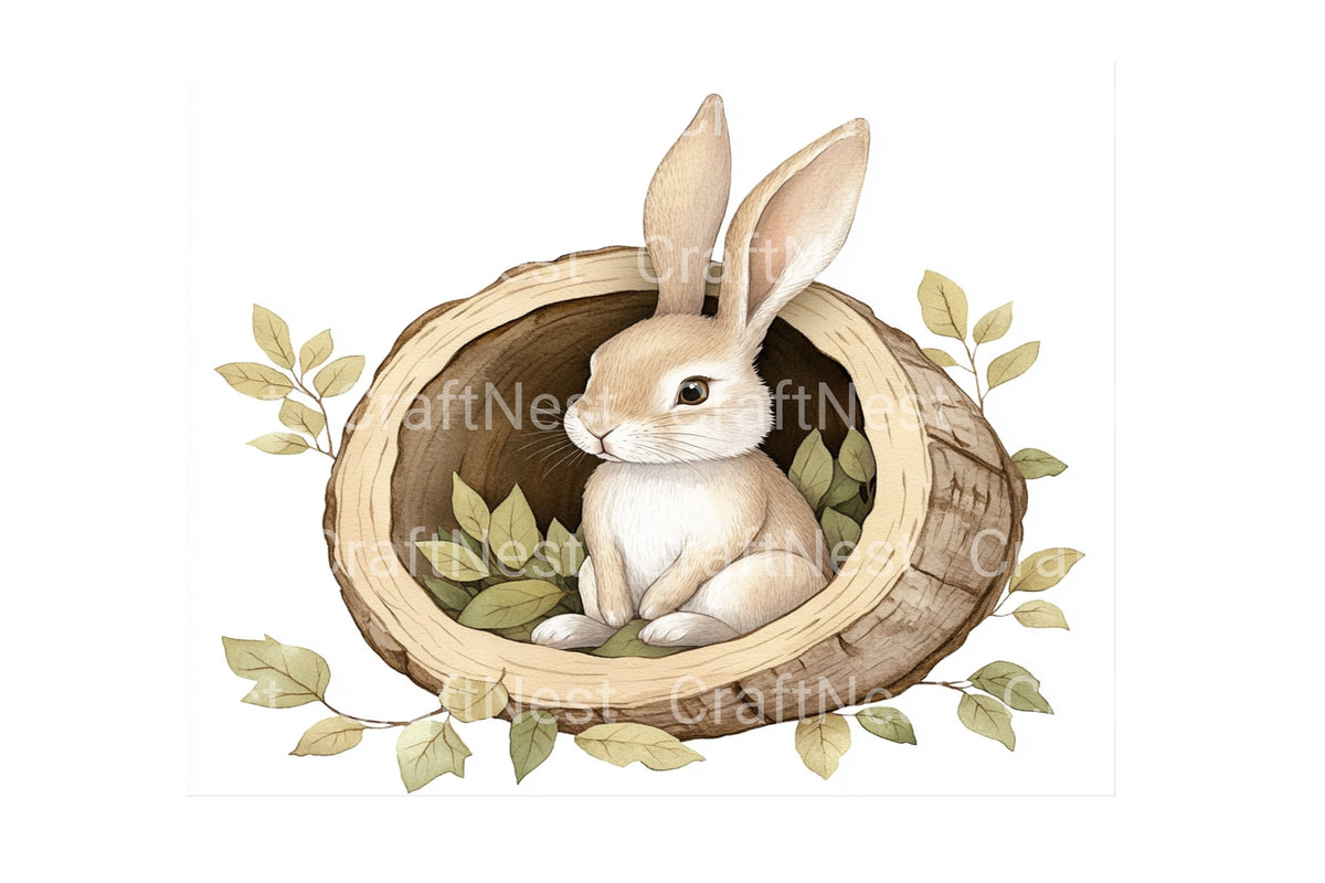 Bunny In Clipart Designs Log Book