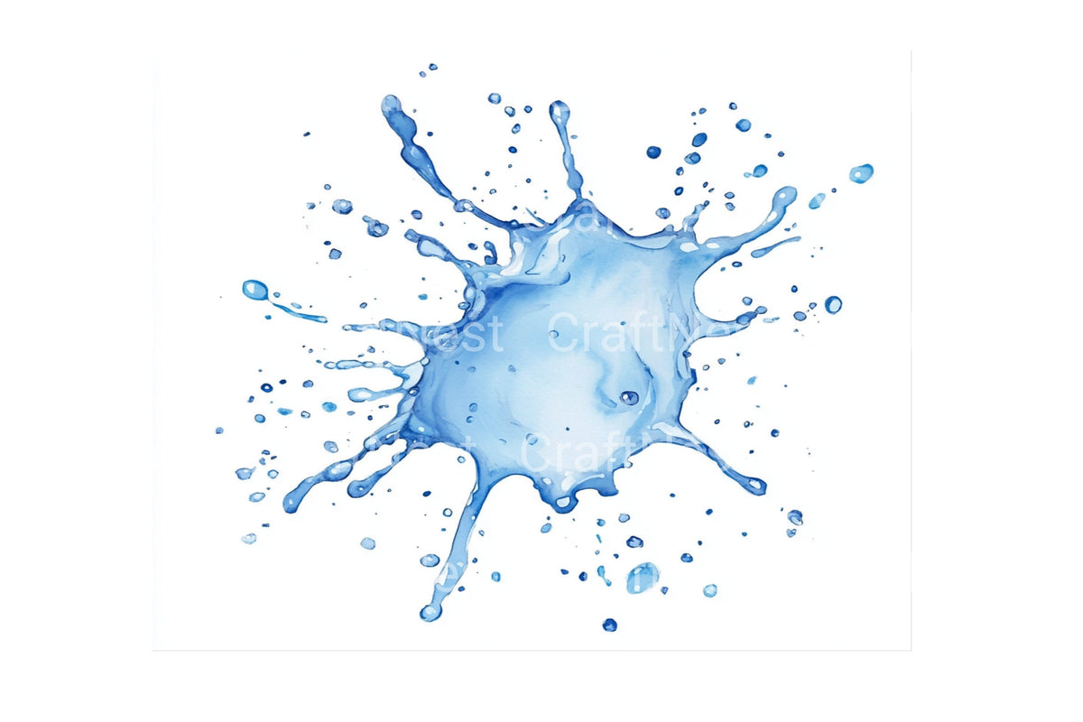 Dynamic Water Splash Creations Clipart Bundle