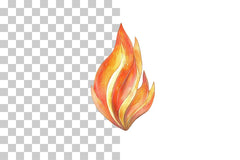 Fire Flame Illustration Clipart Bundle - CraftNest - Digital Crafting and Art