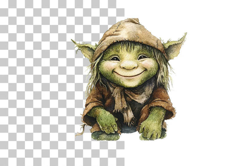 Friendly Fantasy Troll Clipart Bundle - CraftNest - Digital Crafting and Art