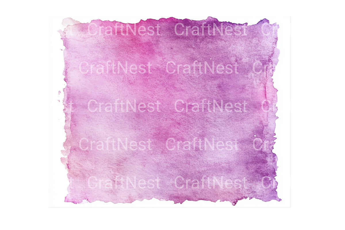 Purple Pink Washes Clipart Bundle