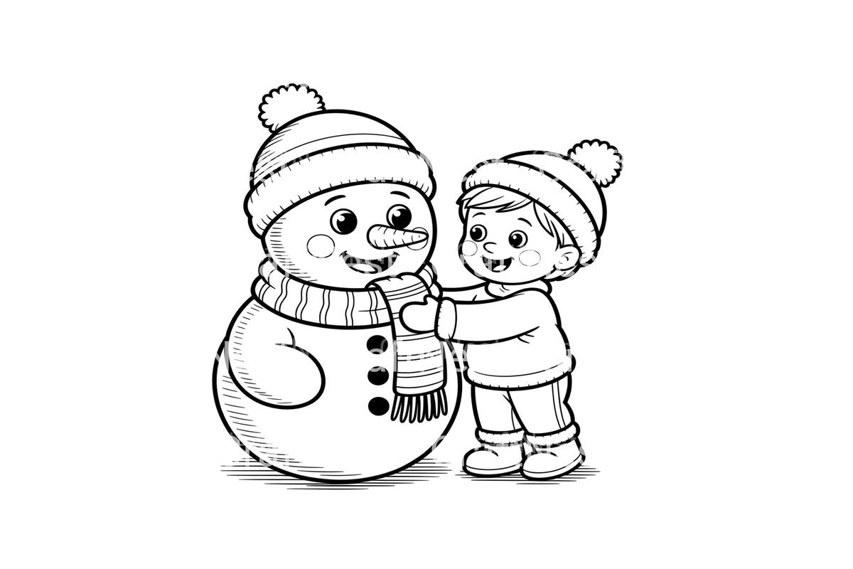 Kids Decorating Gingerbread House Fun Coloring Books