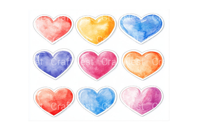 Botanical Stickers Clipart Bundle
