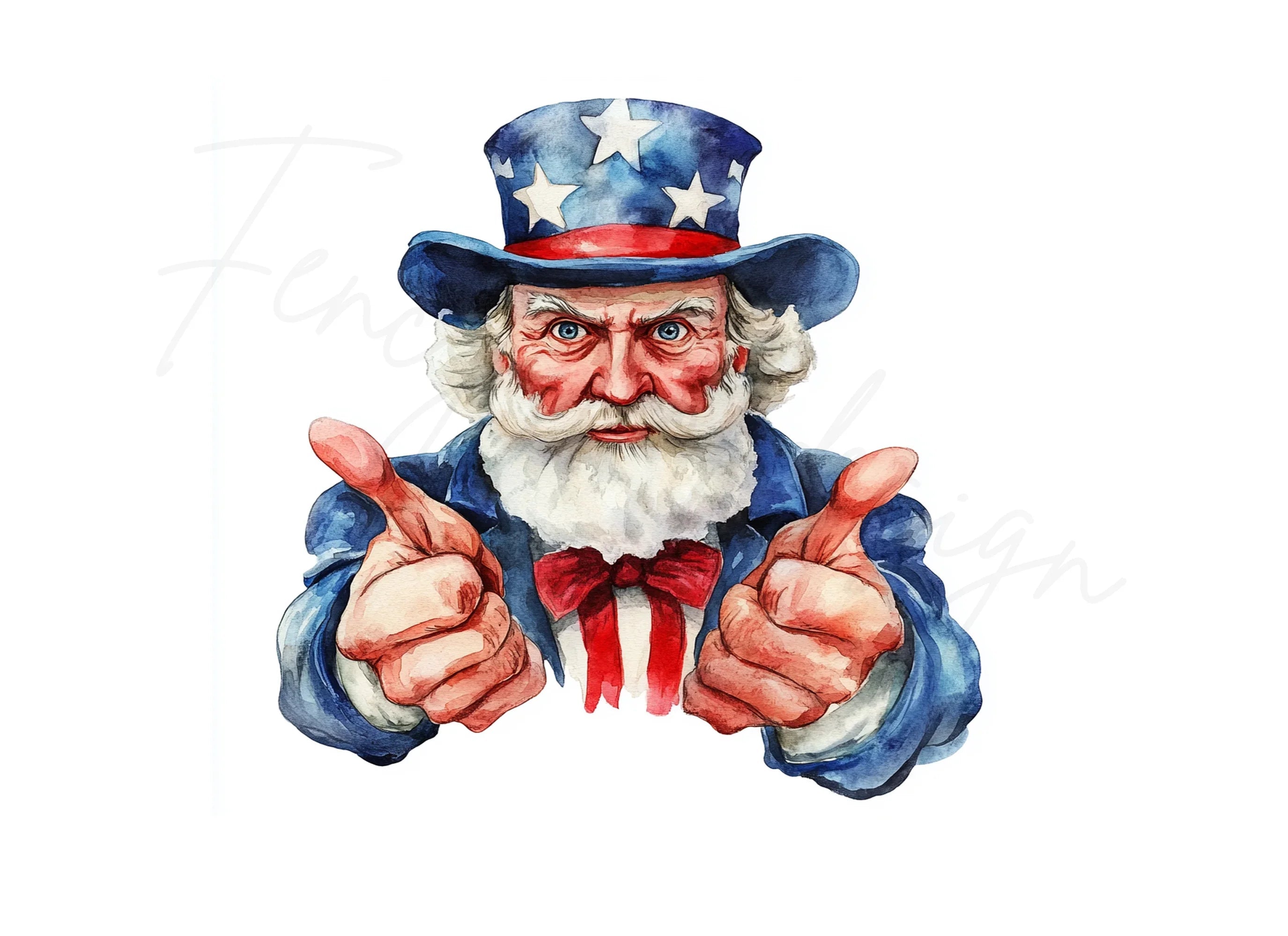 Uncle Sam Clipart Bundle