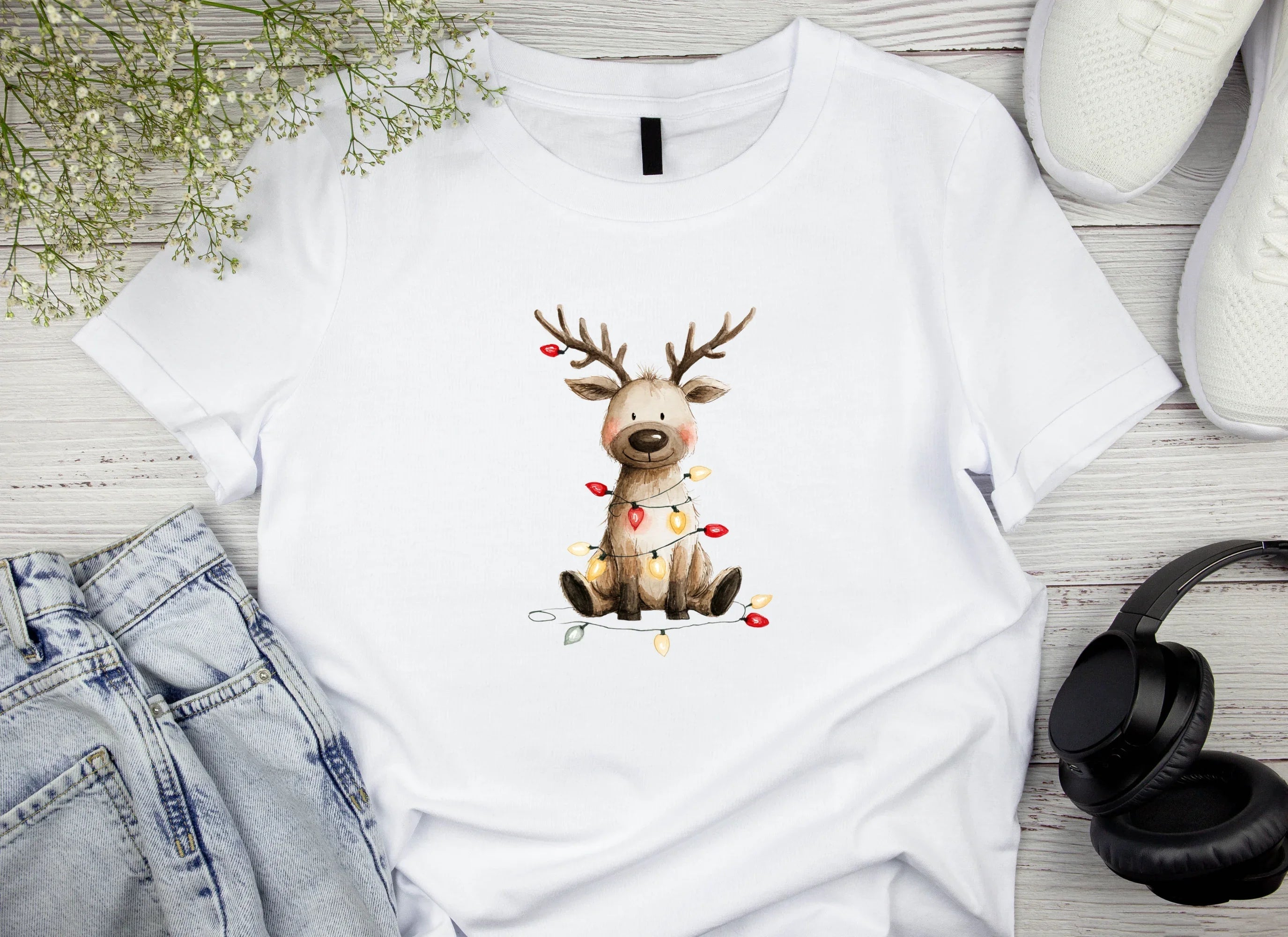 Reindeer Lighting Clipart Bundle - CraftNest - Digital Crafting and Art