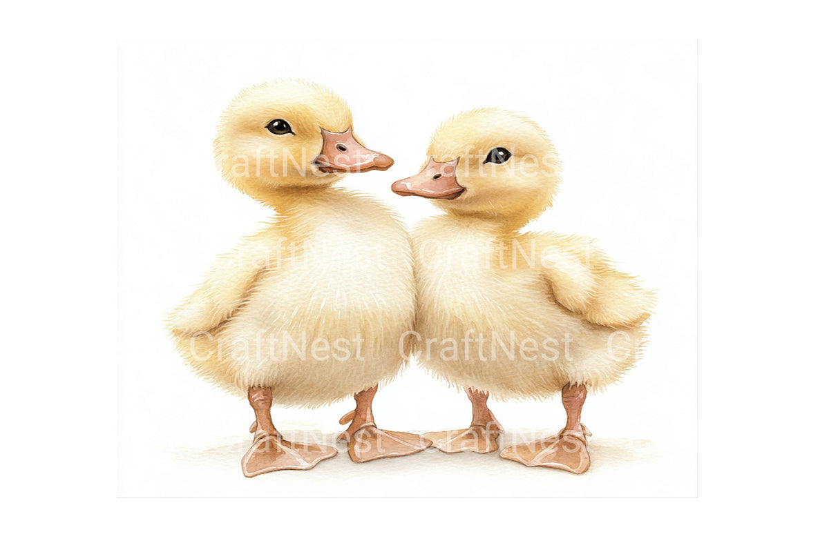 Sweet Duckling Pair Creations Clipart Bundle