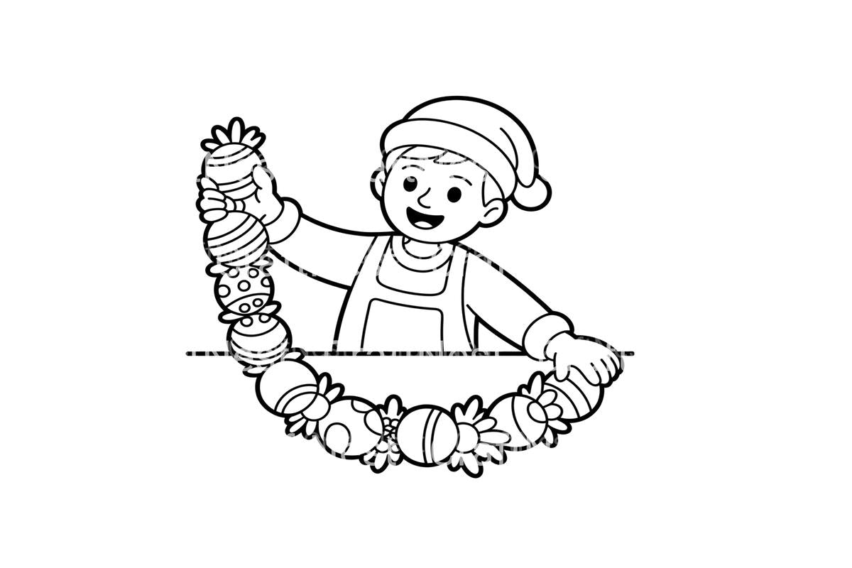 Christmas Decorations Coloring Books