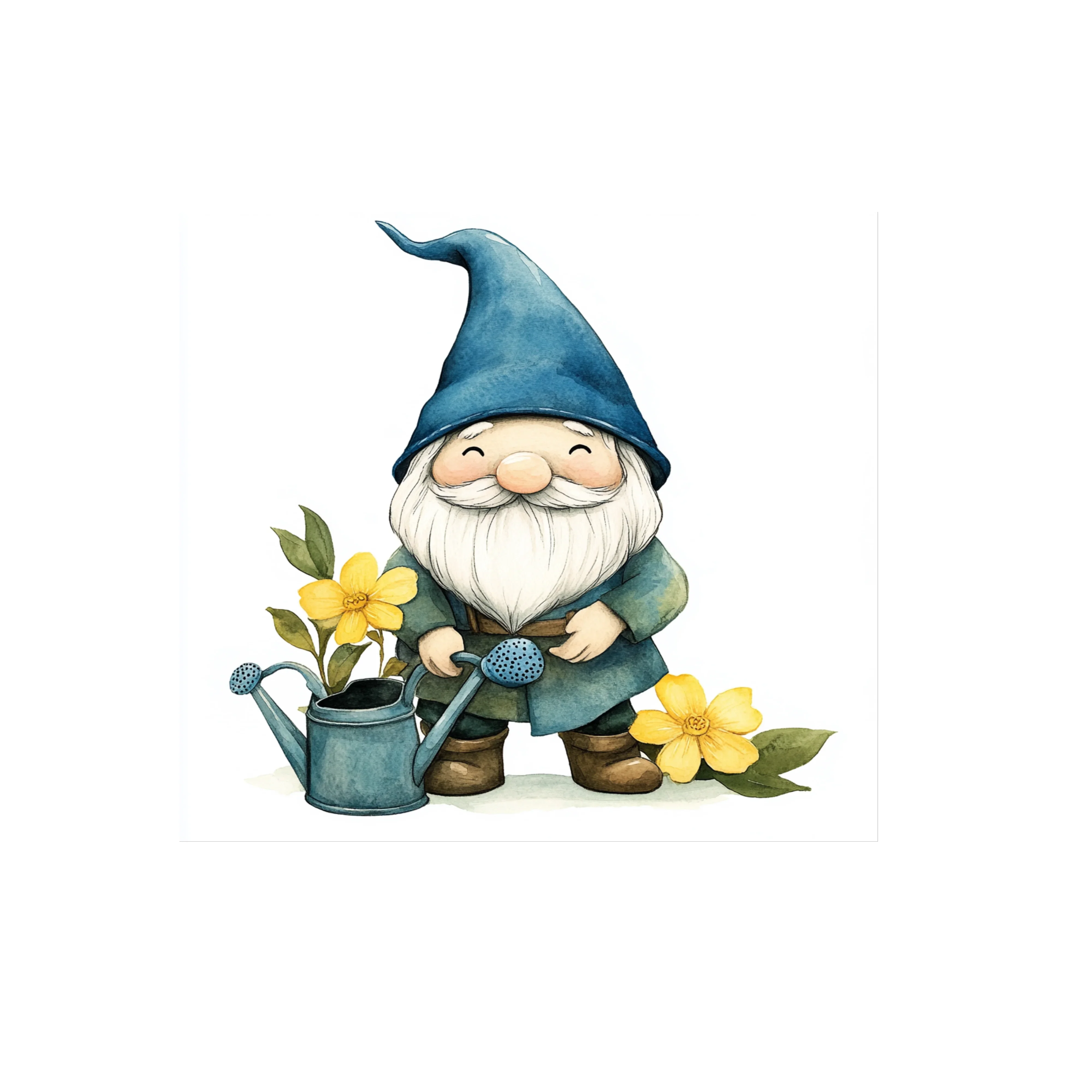 Cute Garden Gnomes Clipart Bundle