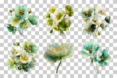 Abstract Flower Clipart Bundle - CraftNest - Digital Crafting and Art