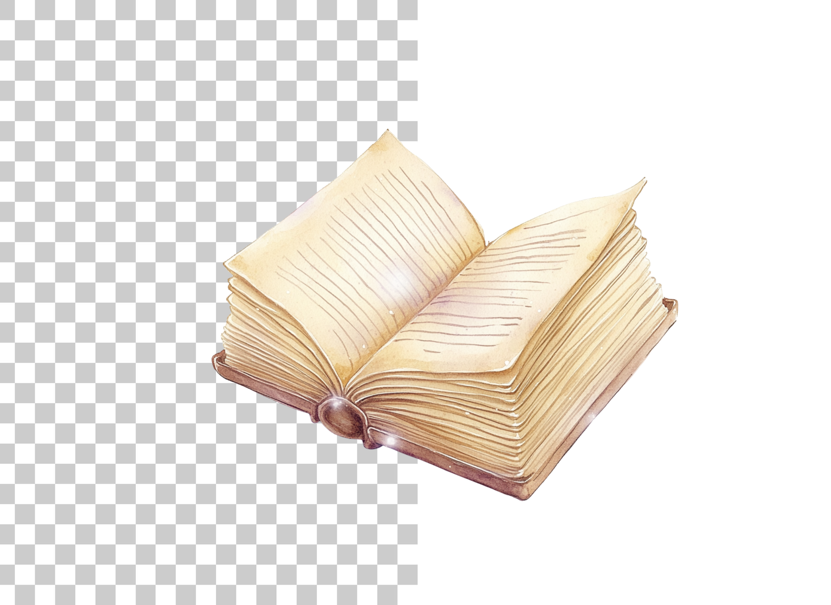 Vintage Book Illustration Clipart Bundle