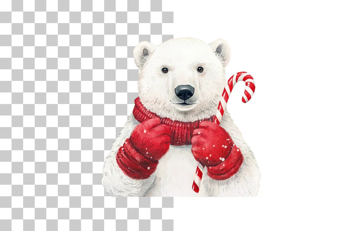 Christmas Bear Clipart Bundle - CraftNest - Digital Crafting and Art
