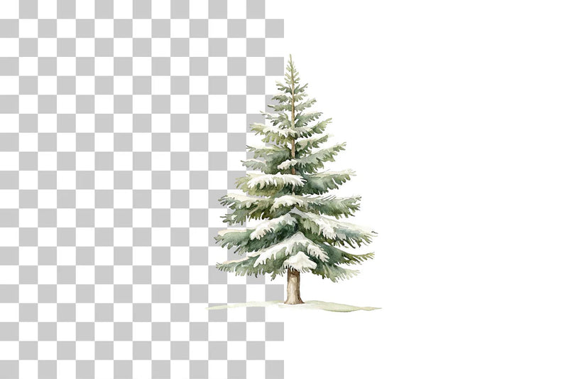 Scandinavian Folk Christmas Tree Clipart Bundle - CraftNest - Digital Crafting and Art