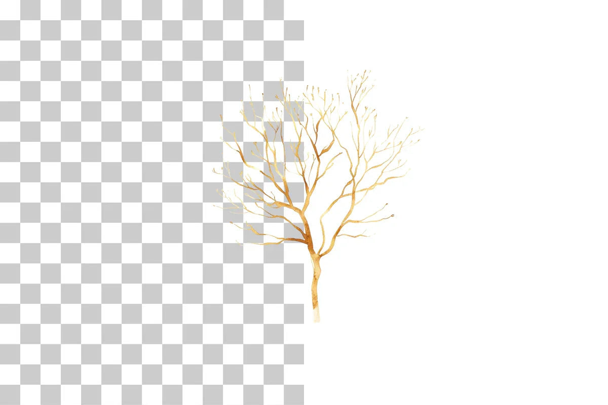 Elegant Golden Christmas Trees Clipart Bundle - CraftNest - Digital Crafting and Art
