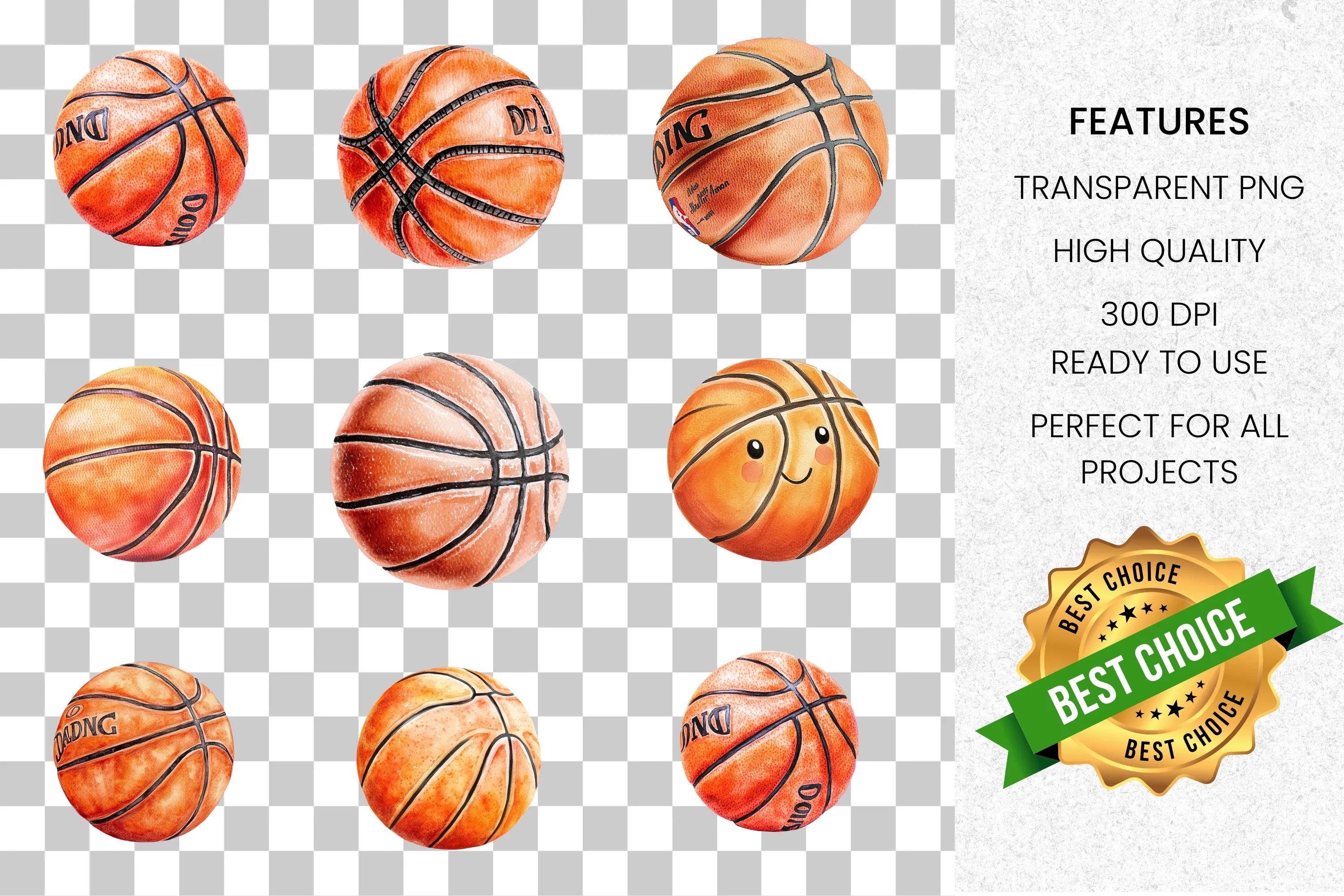 Basketball Sports Clipart Bundle