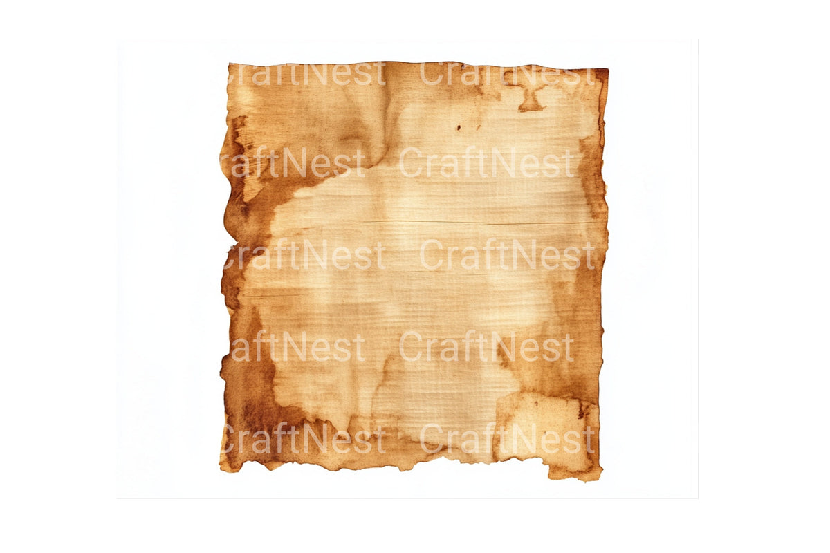 Vintage Burnt Texture Illustrations Clipart Bundle