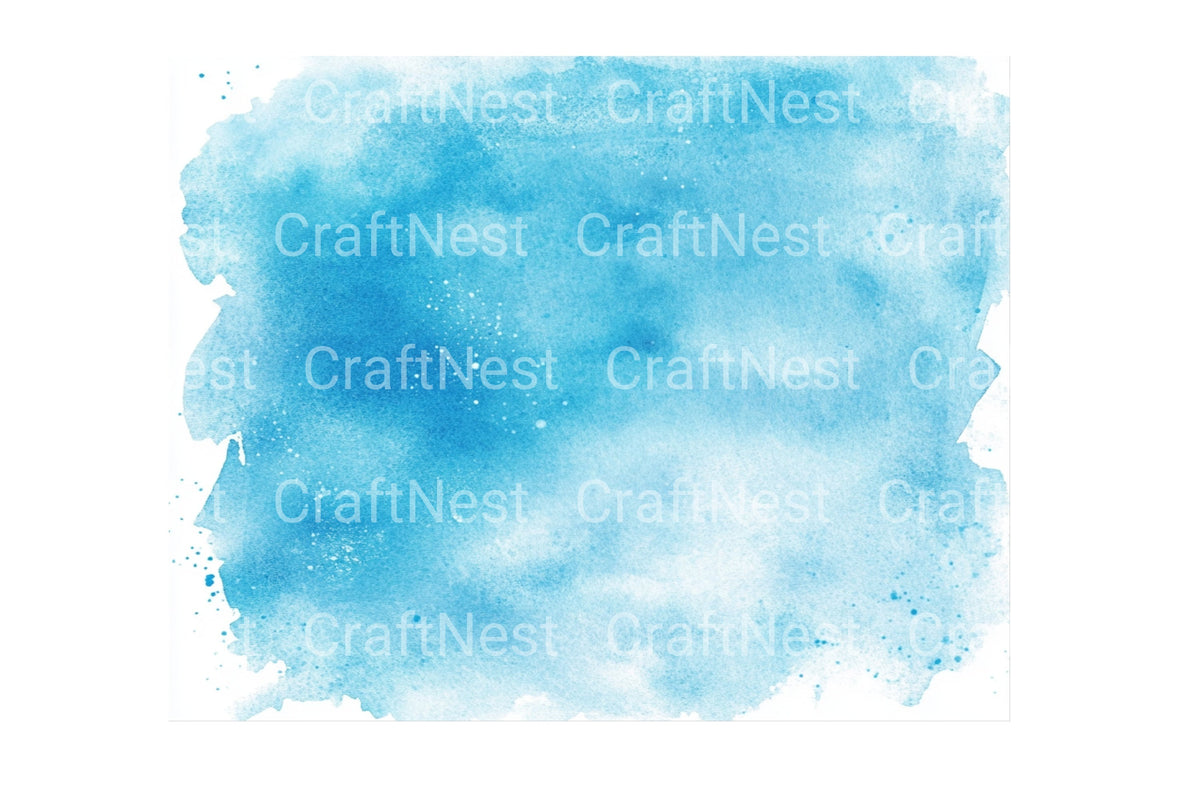 Abstract Blue Splashes Graphics Clipart Bundle