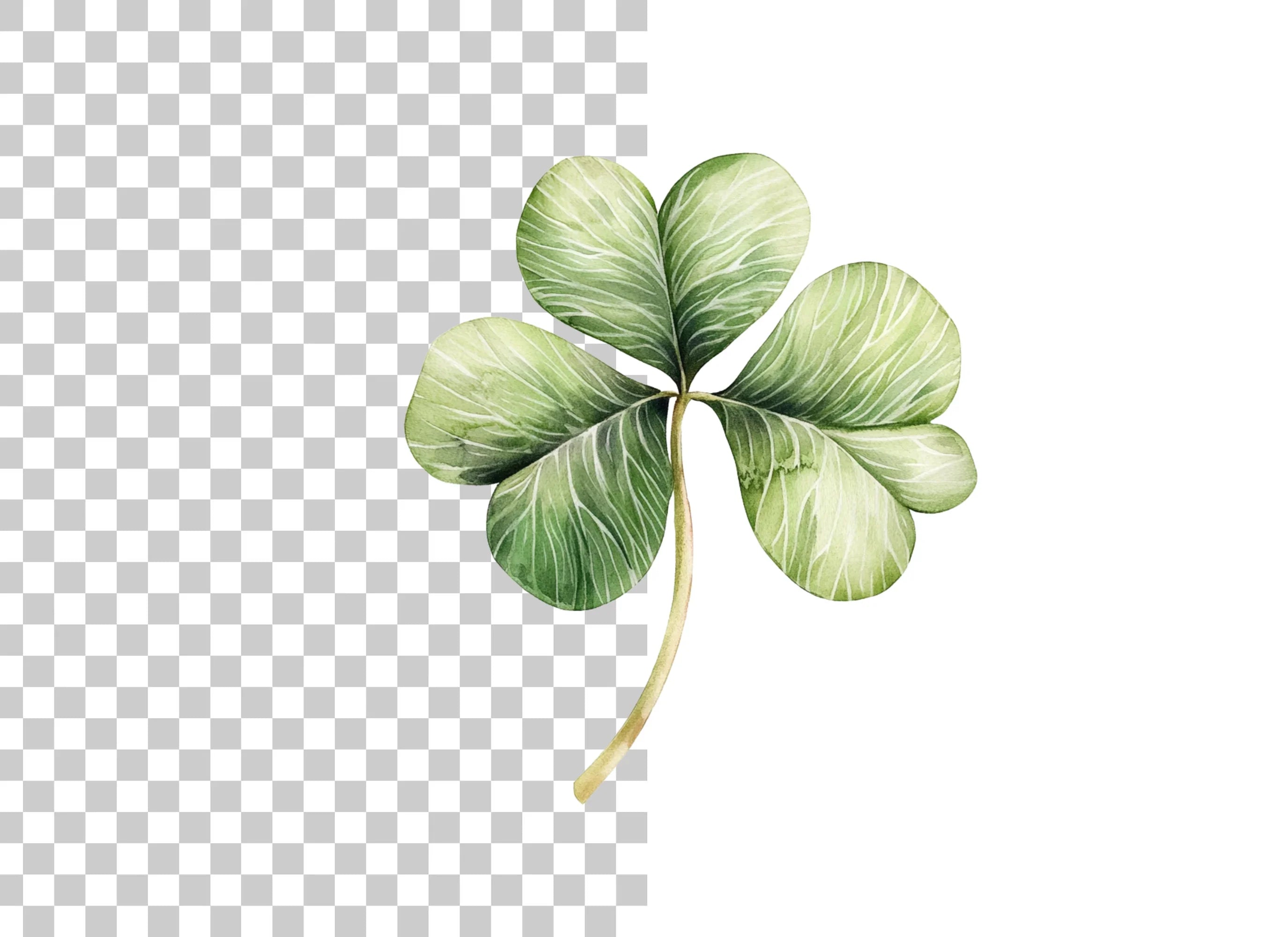 Lucky Clover Clipart Bundle