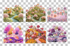 Country Scene Clipart Bundle - 396 Designs - CraftNest - Digital Crafting and Art