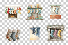 Slock & Fireplace Clipart Bundle - CraftNest - Digital Crafting and Art