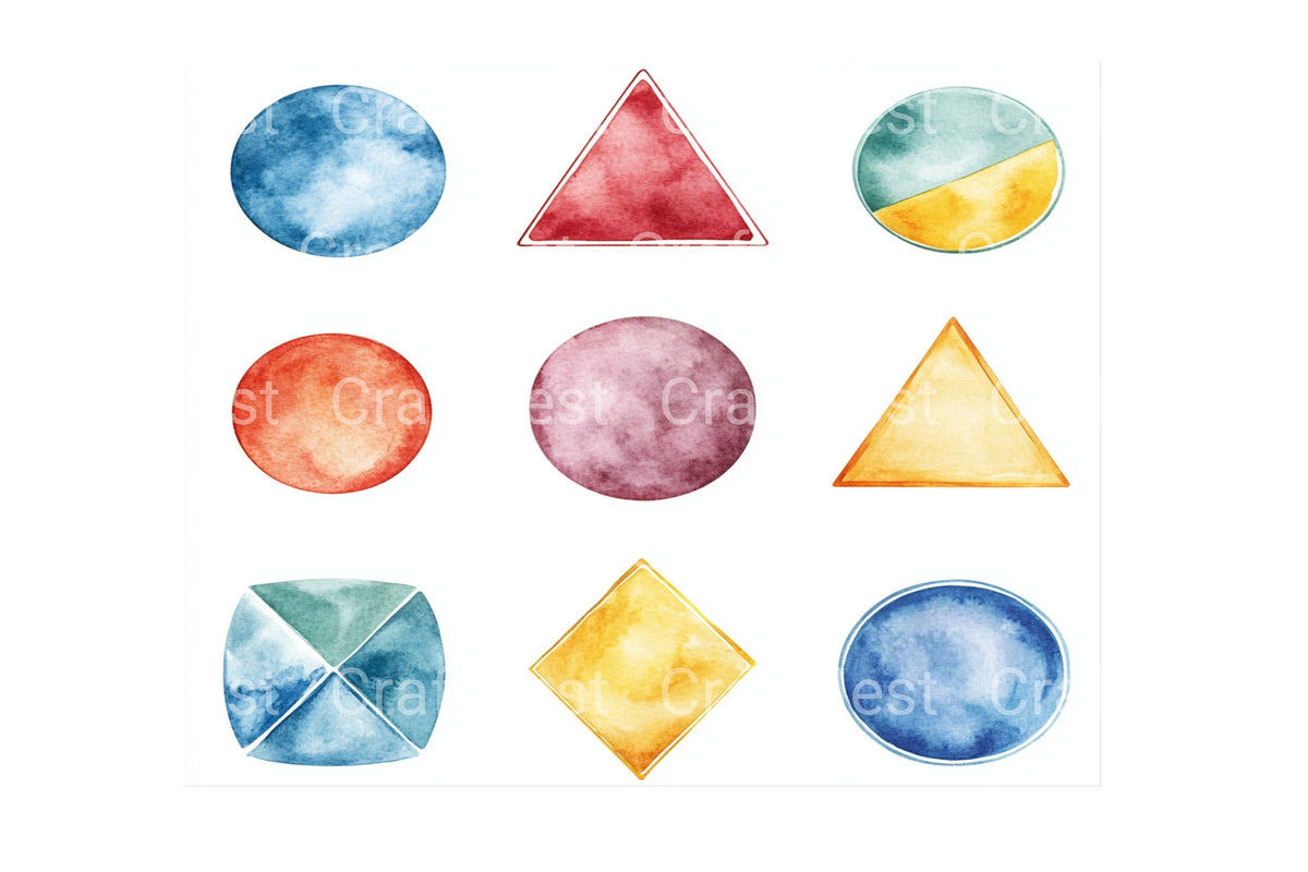 Shapes Elements Clipart Bundle
