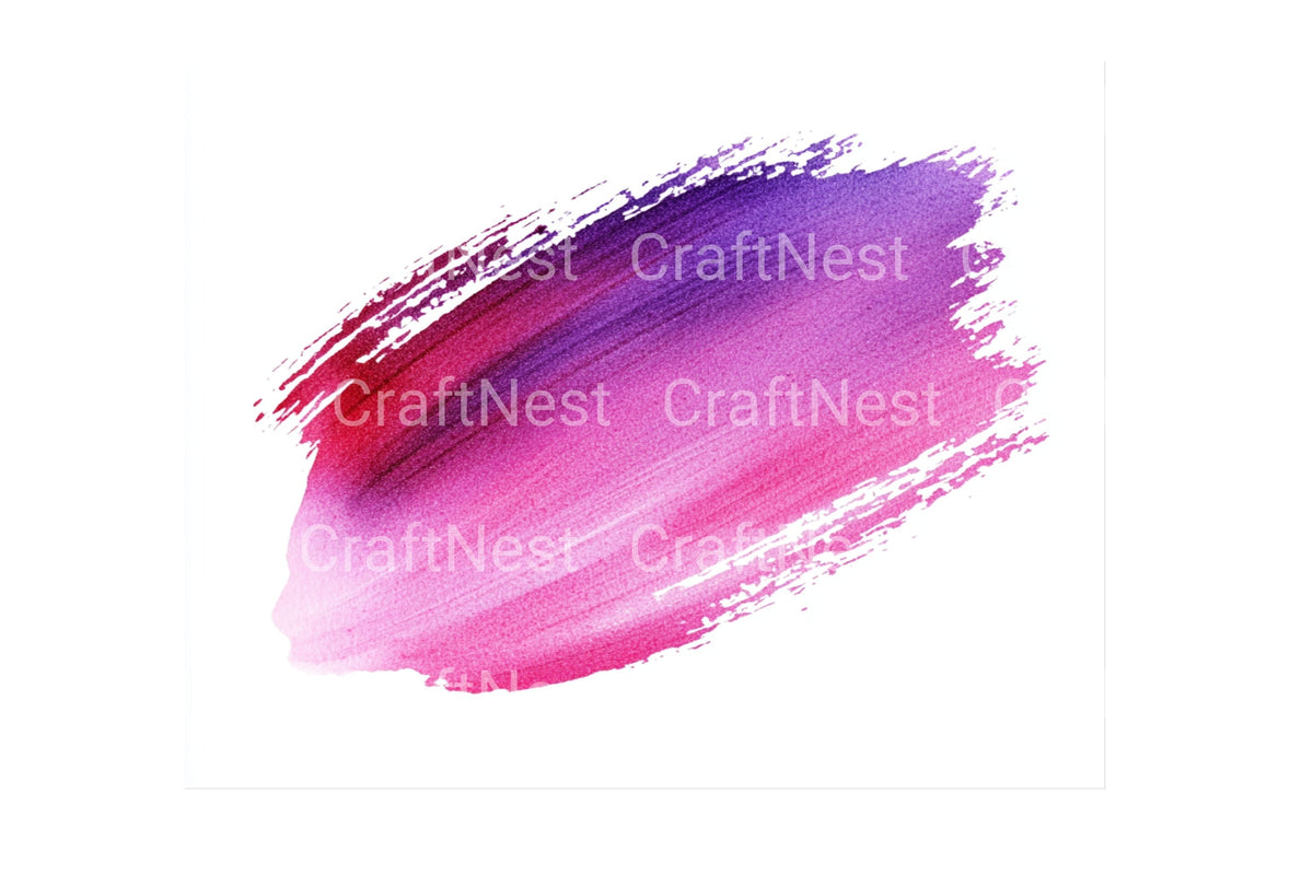 Vibrant Brush Strokes Clipart Bundle