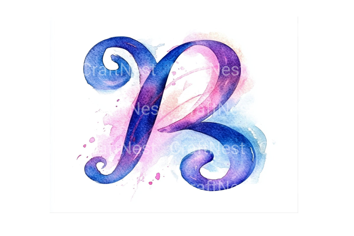 Calligraphy Letters Designs Clipart Bundle