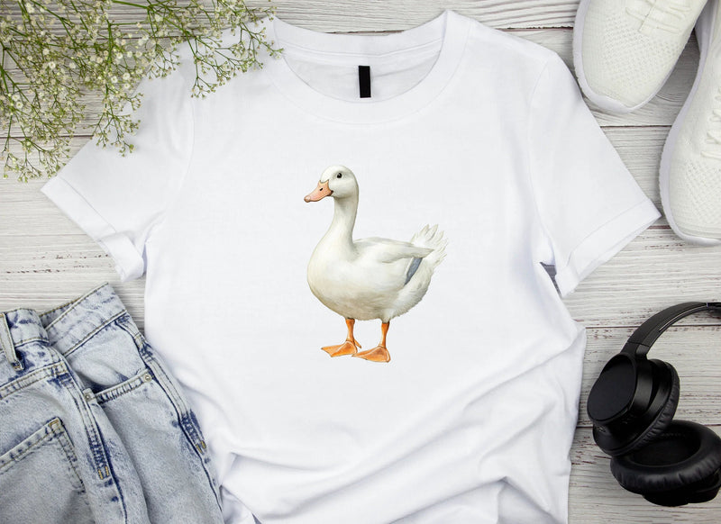 White Farm Duck Clipart Bundle - CraftNest - Digital Crafting and Art