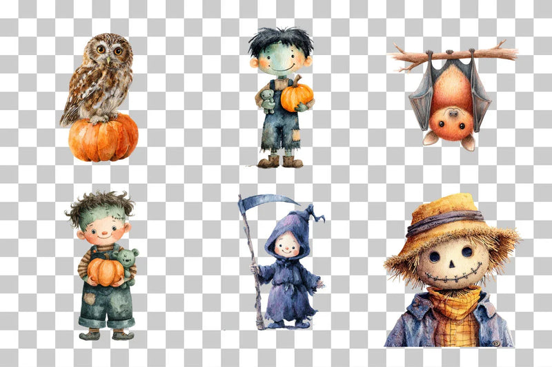 Happy Halloween Clip Art Bundle - CraftNest - Digital Crafting and Art