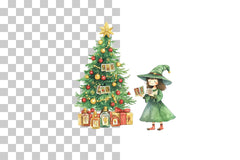 Holiday Witch Clipart Bundle - CraftNest - Digital Crafting and Art