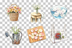 Rustic Home Decor Clipart Bundle - CraftNest - Digital Crafting and Art