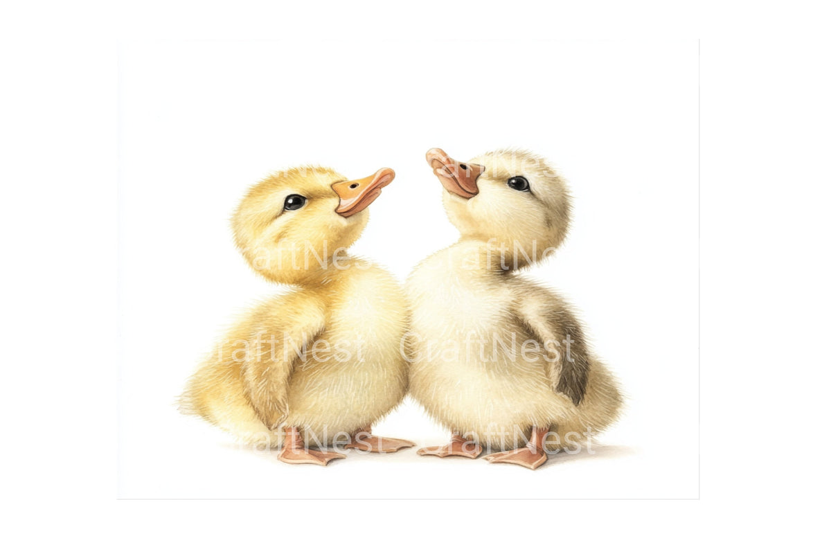 Adorable Duckling Family Edition Clipart Bundle