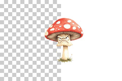 Grumpy Mushroom Toadstool Clipart Bundle - CraftNest - Digital Crafting and Art