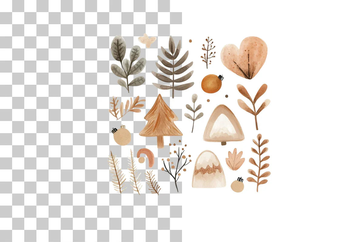Festive & Abstract Clipart Bundle - CraftNest - Digital Crafting and Art