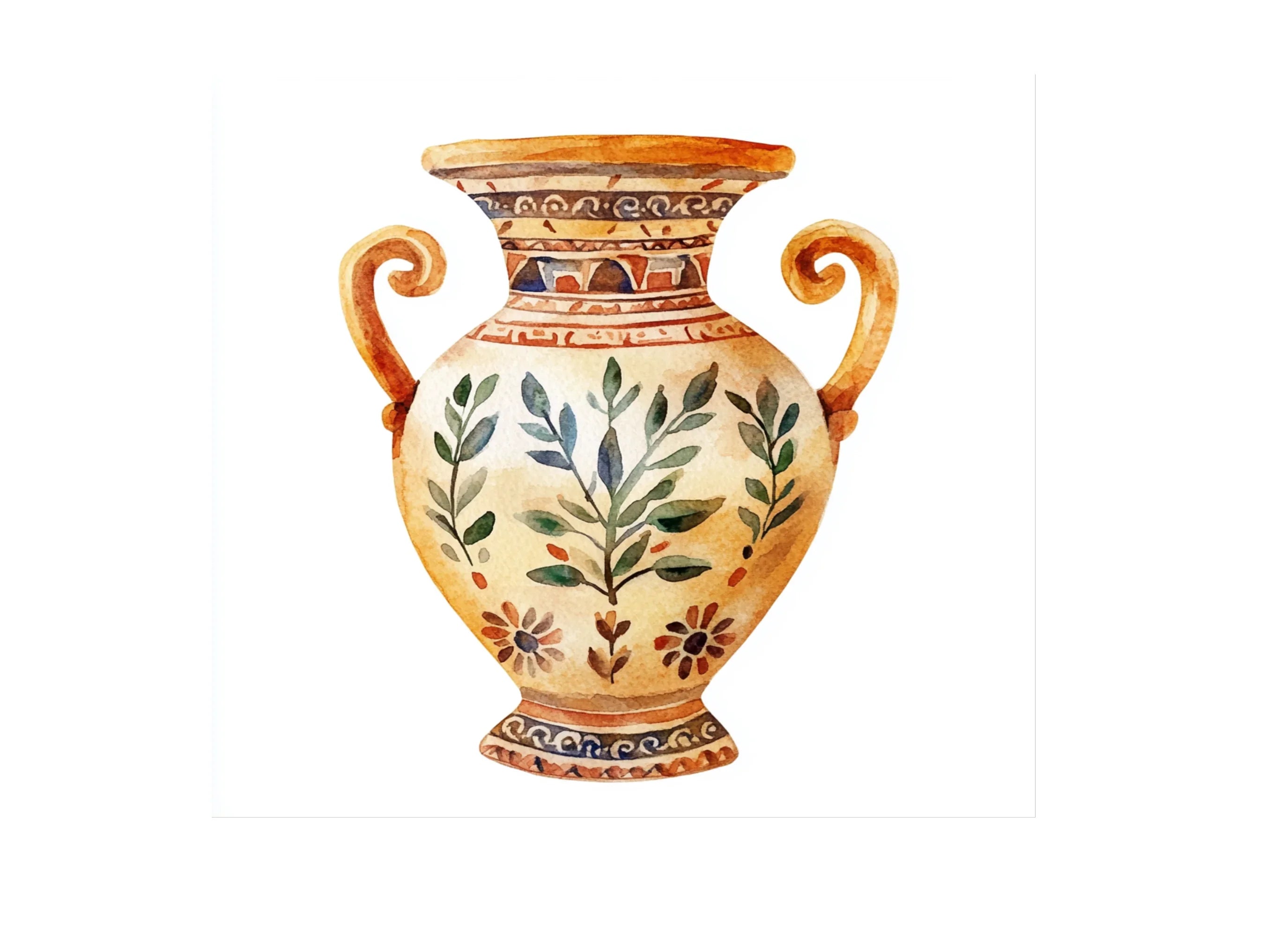Ancient Greek Vases Clipart Bundle