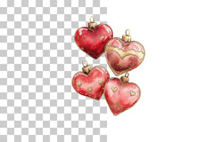 Heart Christmas Ornaments Clipart Bundle - CraftNest - Digital Crafting and Art