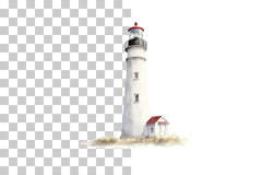 Lighthouse Coastal Landscape Clipart Bundle - CraftNest - Digital Crafting and Art
