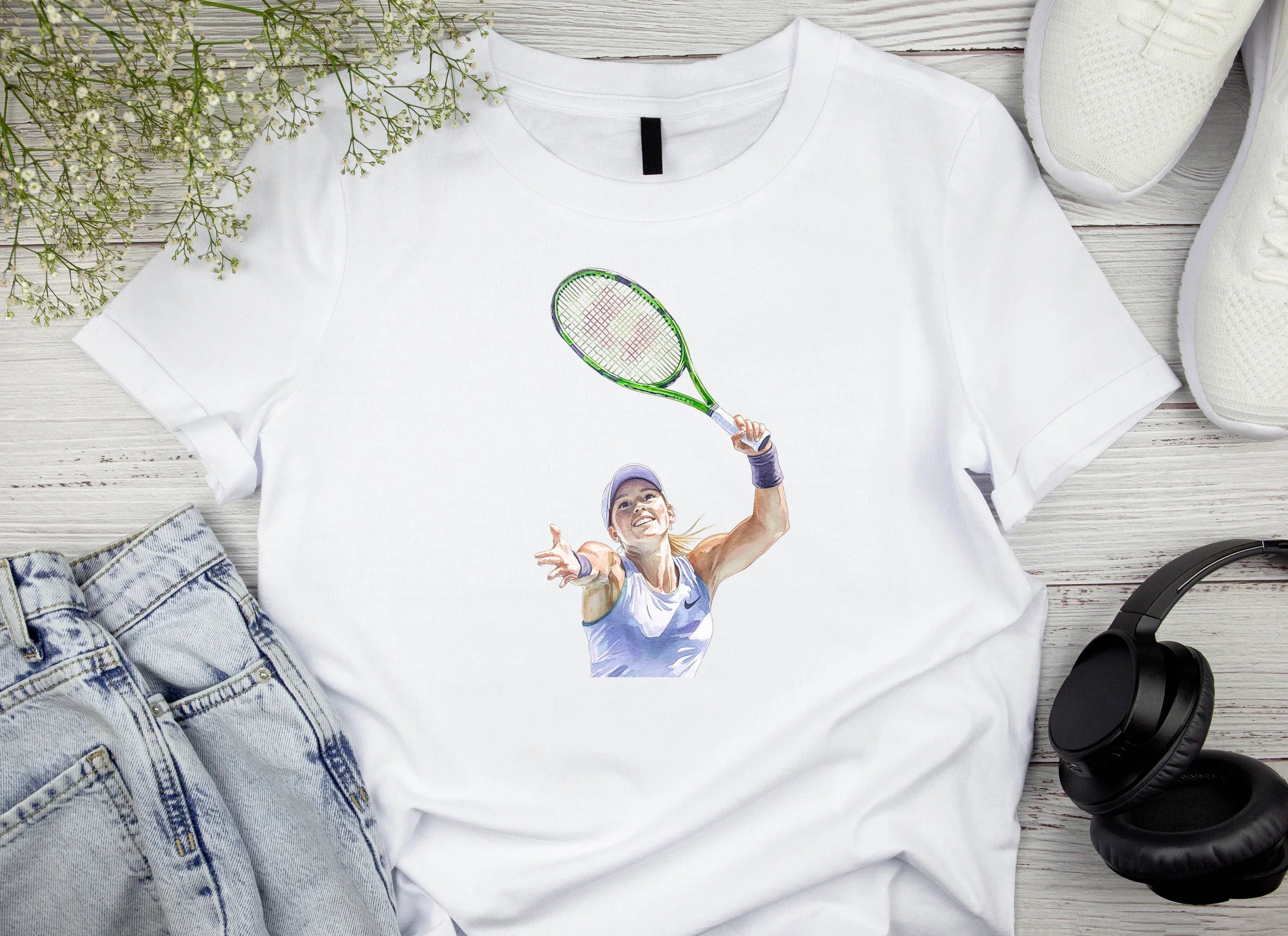 Tennis Player Action Clipart Bundle - CraftNest - Digital Crafting and Art