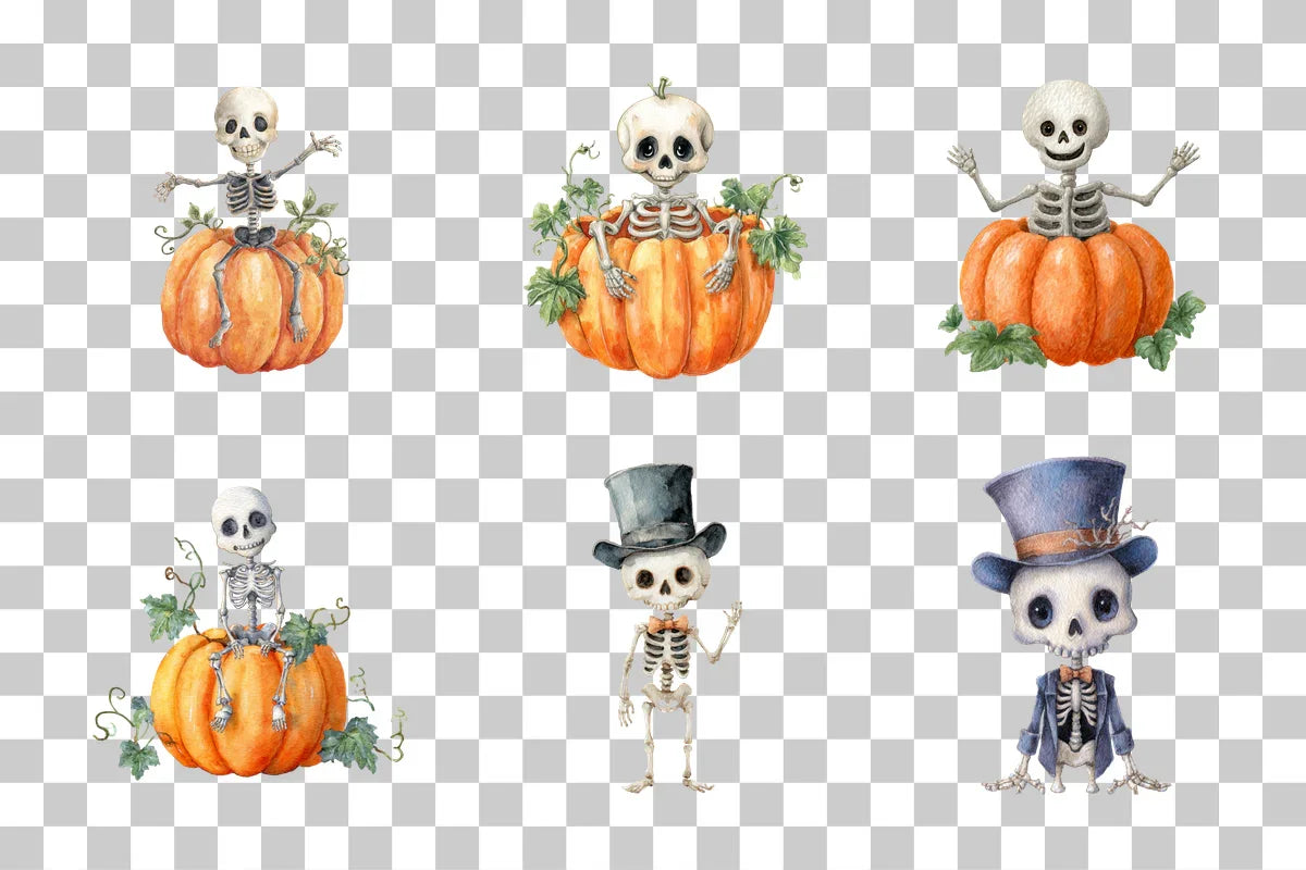 Skelton Clipart Bundle - CraftNest - Digital Crafting and Art