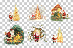 Santa's Magical Garden Clipart Bundle - CraftNest - Digital Crafting and Art