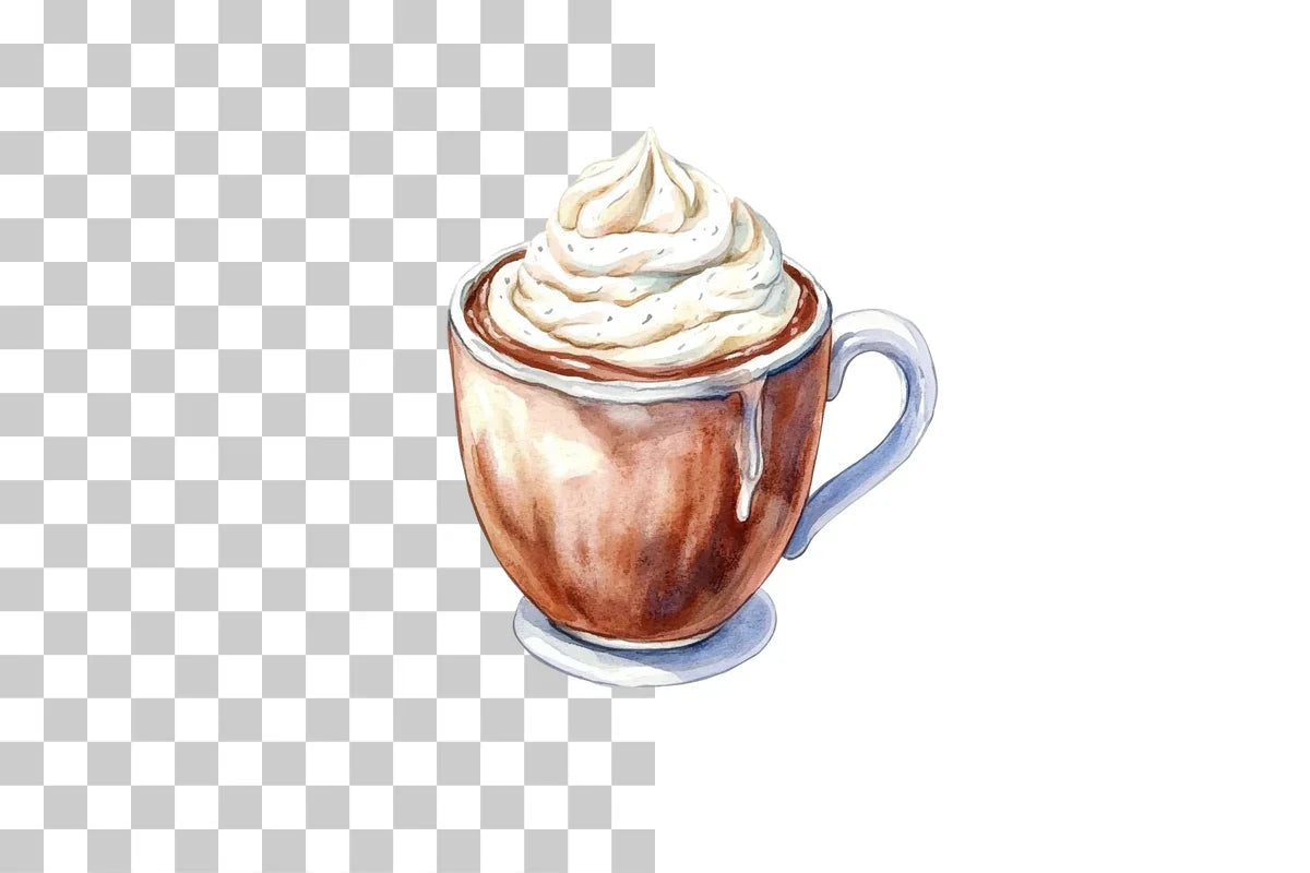 Hot Cocoa Mugs Collection Wrap Bundle - CraftNest - Digital Crafting and Art
