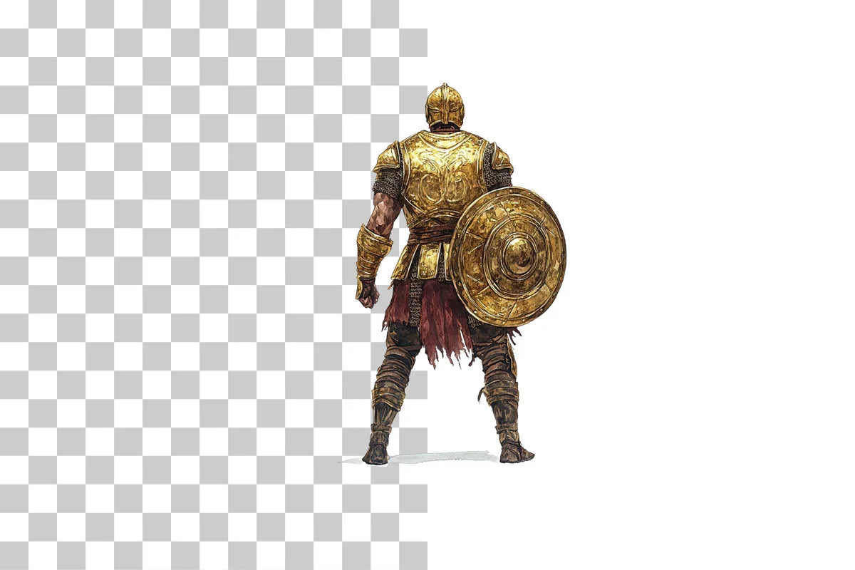 Spartan Warrior Clipart Bundle with Shield - CraftNest - Digital Crafting and Art