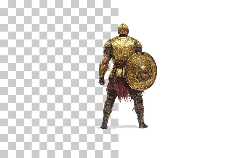 Spartan Warrior Clipart Bundle with Shield - CraftNest - Digital Crafting and Art